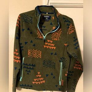 Chubbies fleece quarter zip size small.